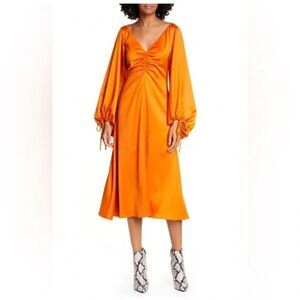 STAUB Sofia Maxi Dress Orange size 4